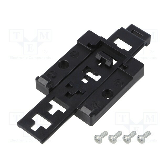 BOPLA DIN rail mounting bracket; black