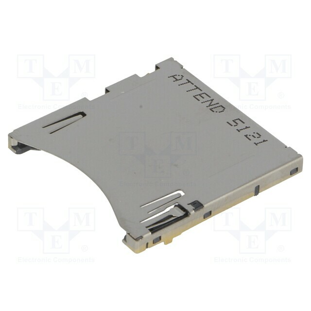 ATTEND Connector: for cards; SD; push-push