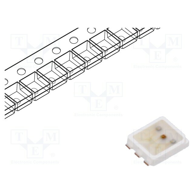 ROHM SEMICONDUCTOR LED; RGB; SMD; PLCC6