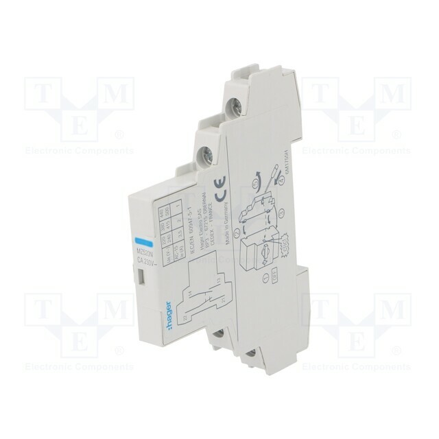 HAGER Auxiliary contacts; Contacts: NC +
