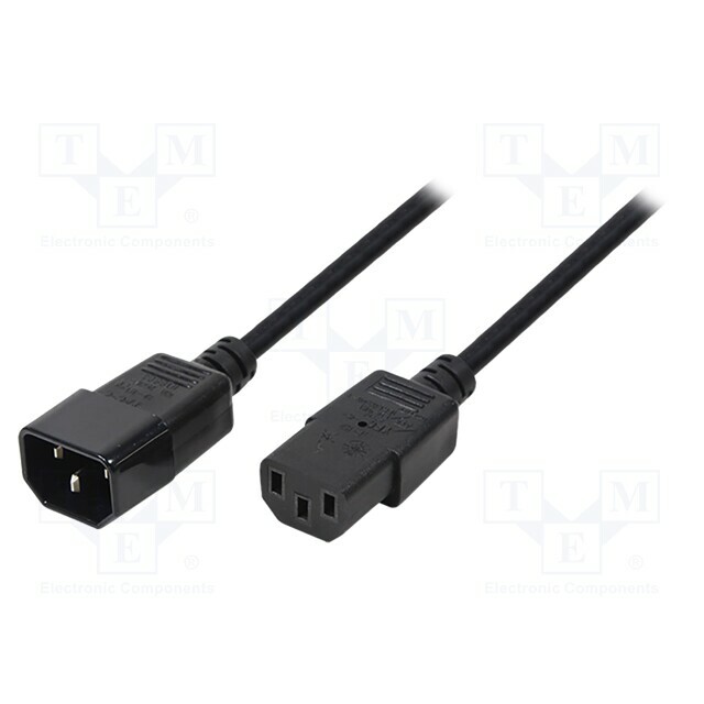 LOGILINK Cable; H05VV-F; IEC C13 female