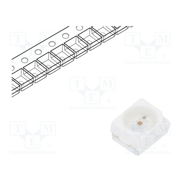 REFOND LED; red; SMD; PLCC2; 542÷1192mcd