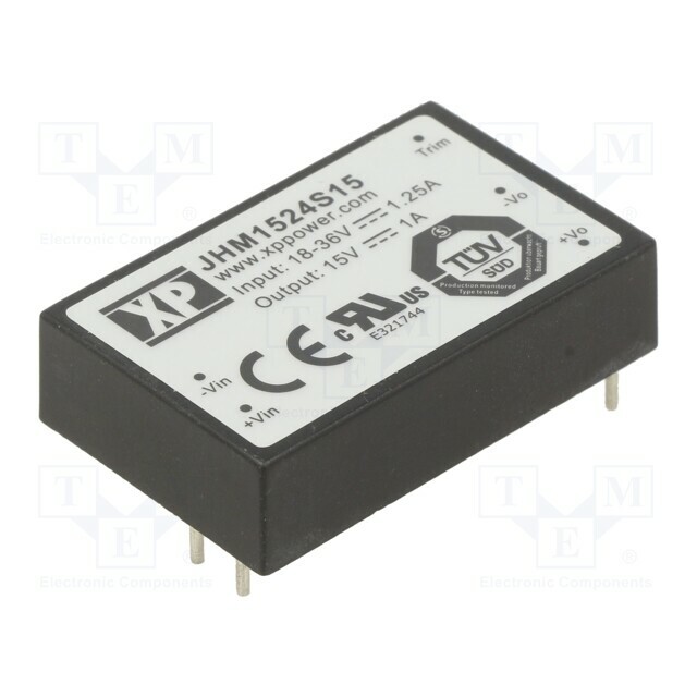 XP POWER Converter: DC/DC; 15W; Uin: