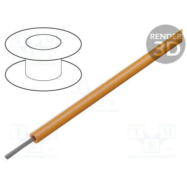 Wire; HELUTHERM® 145; 1x0.25mm2; stranded