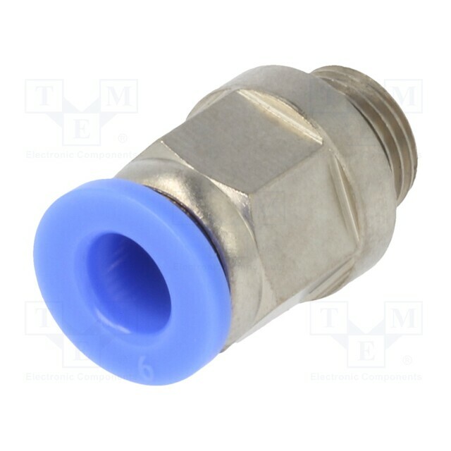 PNEUMAT Push-in fitting; straight; -0.95÷15bar