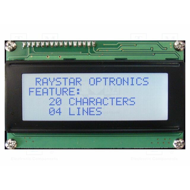 RAYSTAR OPTRONICS Display: LCD; alphanumeric; STN