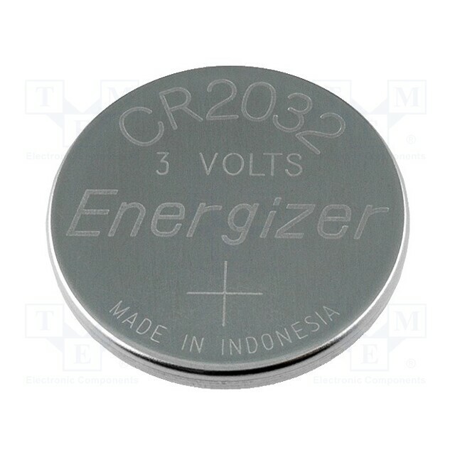 ENERGIZER Battery: lithium; coin; CR2032; 3V