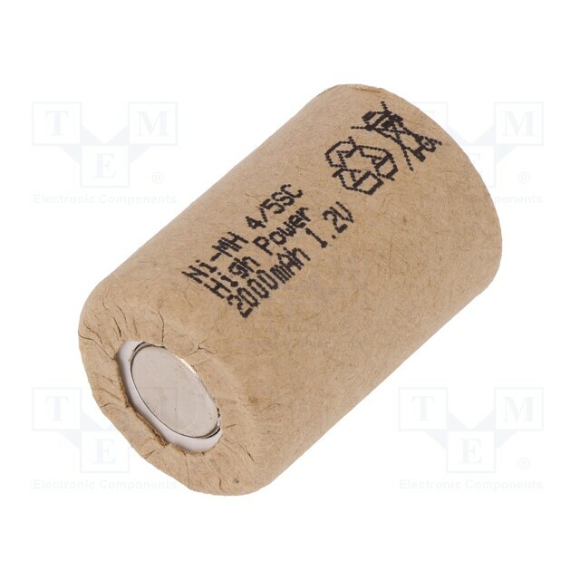 JJJ Re-battery: Ni-MH; 4/5SC; 2000mAh; 1