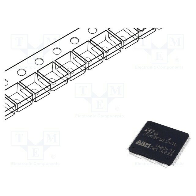 STMICROELECTRONICS IC: STM32 ARM microcontroller; 72MHz