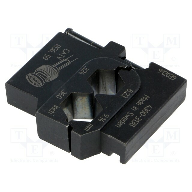 PRESSMASTER Crimping jaws; CATV connectors; RG59