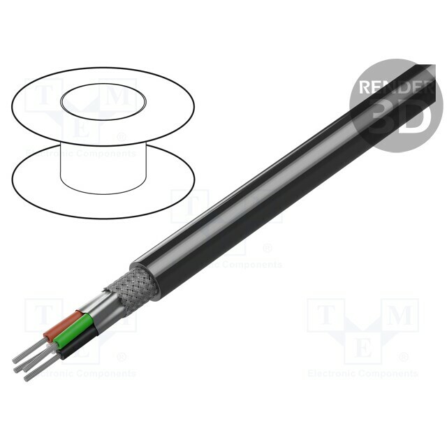 BELDEN Wire; 4x24AWG; stranded; Cu; Insulation: