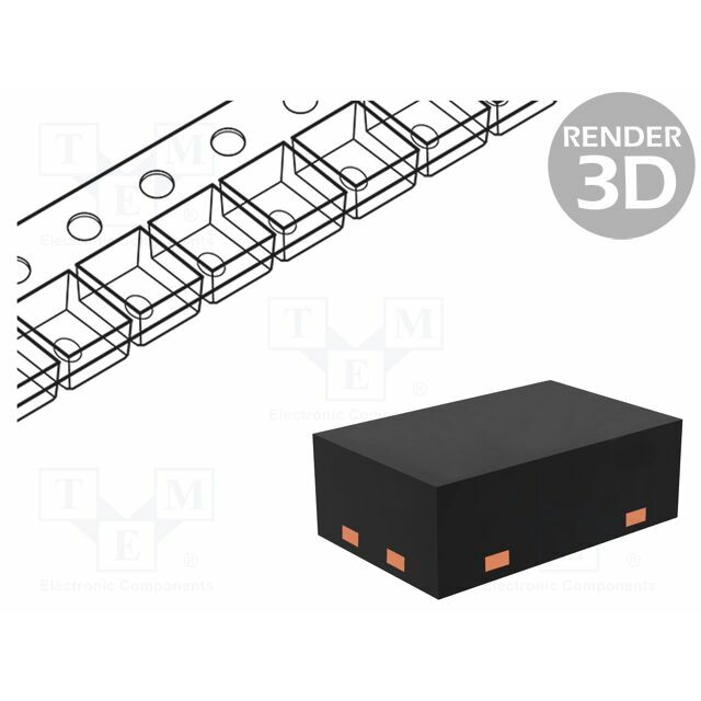 NEXPERIA Transistor: P-MOSFET; Trench; unipolar; -20V