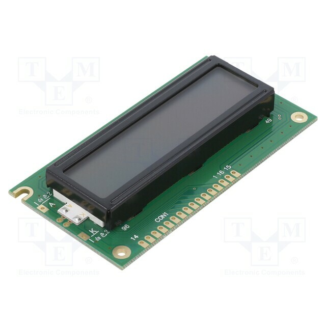 POWERTIP Display: LCD; alphanumeric; STN Positive