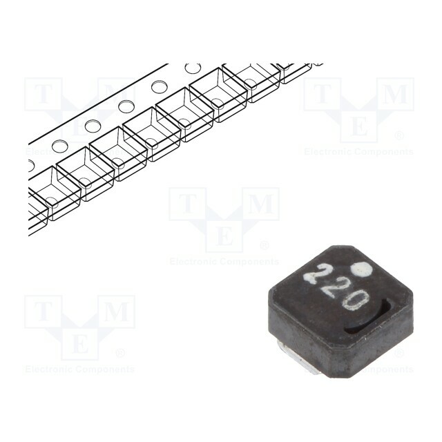 TDK Inductor: ferrite; SMD; 22uH; 0
