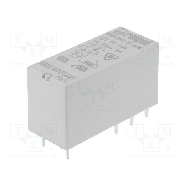 RELPOL Relay: electromagnetic; Ucoil: 18VDC; DPDT