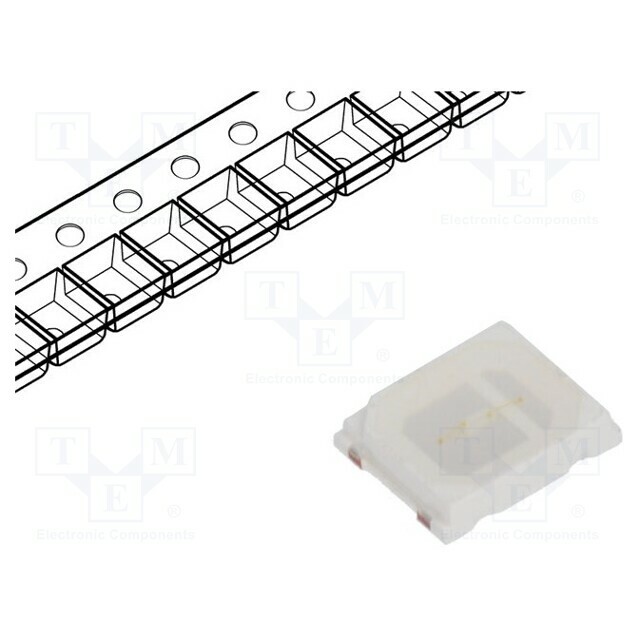 LUCKY LIGHT LED; blue; SMD; PLCC2