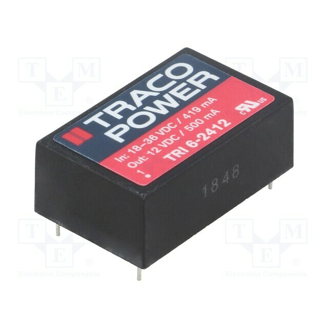TRACO POWER Converter: DC/DC; 6W; Uin: