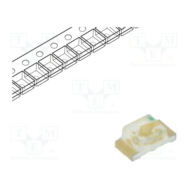 REFOND LED; green; SMD; 0603; 260÷1000mcd