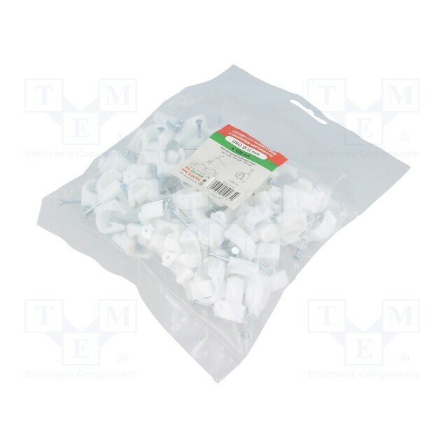 AKS ZIELONKA Holder; white; on round