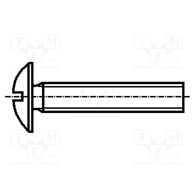 BOSSARD Screw; M3; M3x5; 0.5