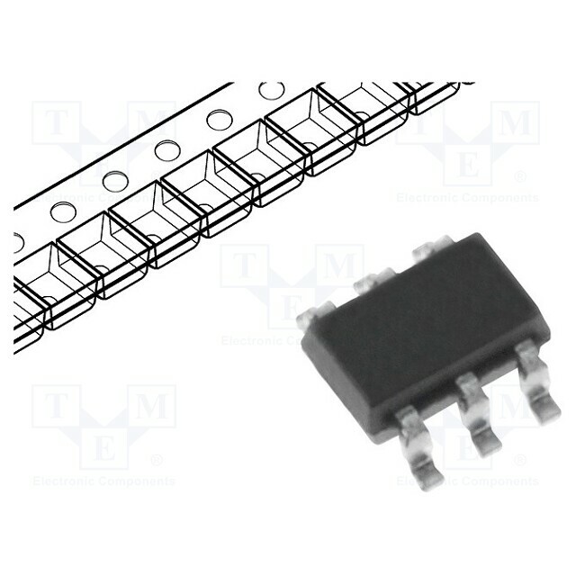 TEXAS INSTRUMENTS IC: analog switch; SPDT