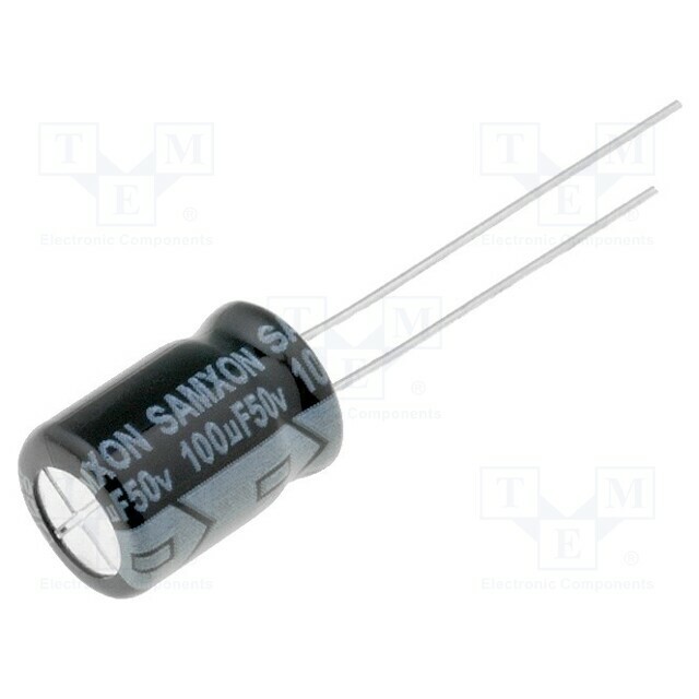 SAMXON Capacitor: electrolytic; THT; 100uF; 50VDC