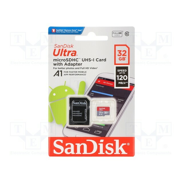 SD MicroSD Card  32GB SanDisk Ultra