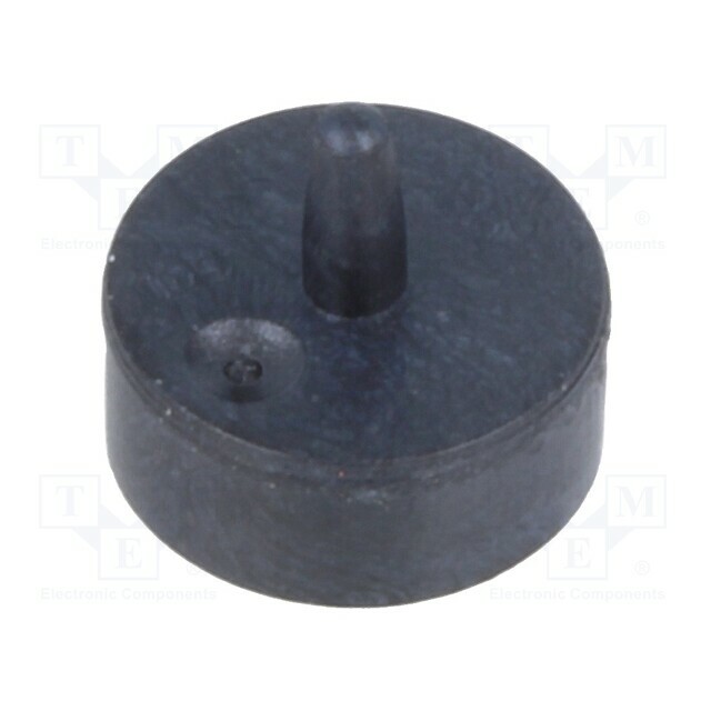 MEC Button; 9.5mm; round; black