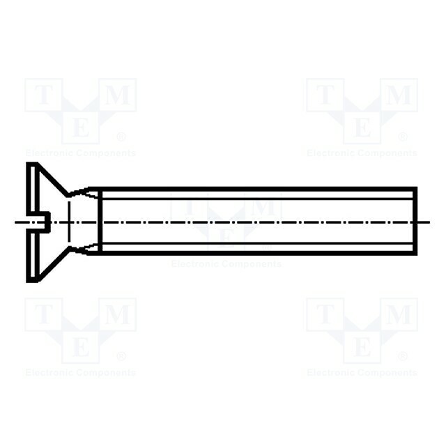 BOSSARD Screw; M3; M3x12; 0.5