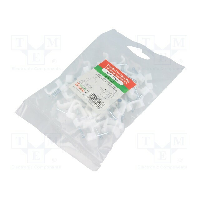 AKS ZIELONKA Holder; white; for flat