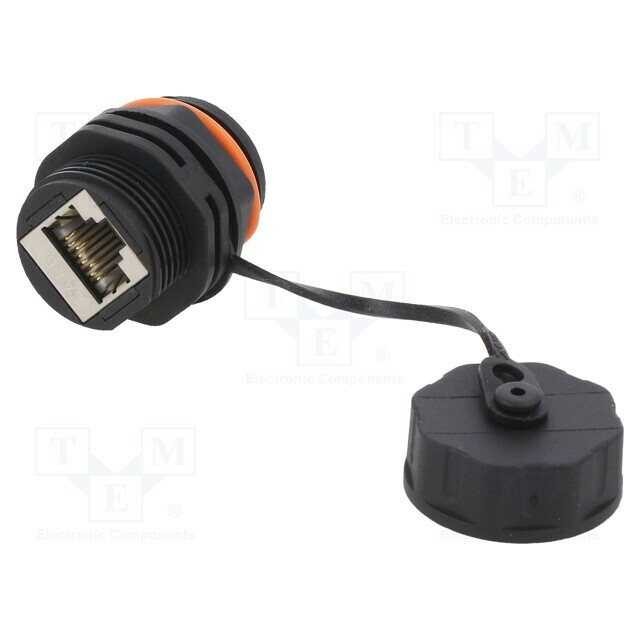 LOGILINK Coupler; socket; Cat 6a; shielded