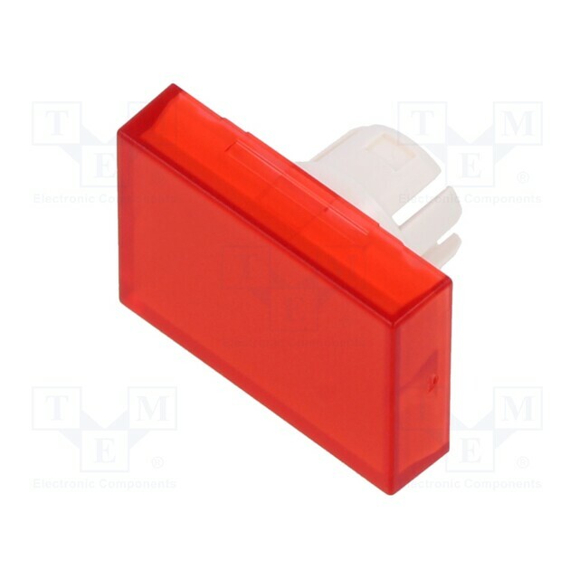 EAO Actuator lens; 22mm; 61; red