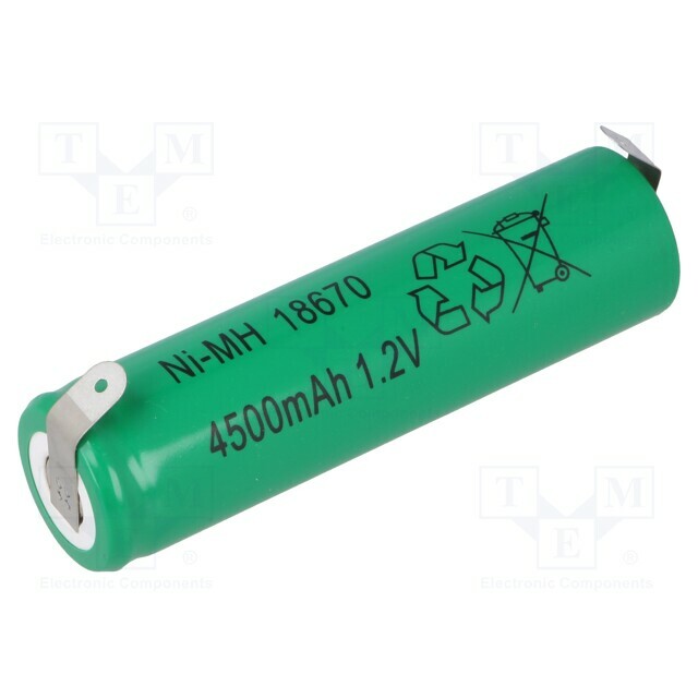 JJJ Re-battery: Ni-MH; 4/3A,4/3R23; 4500mAh