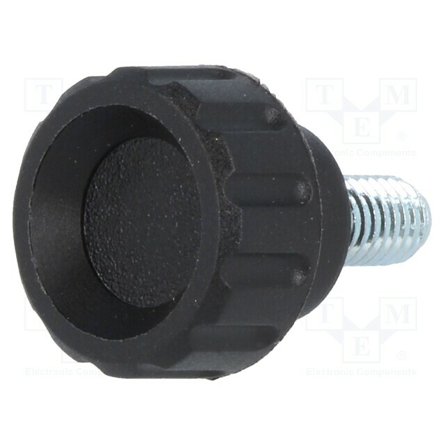 ELESA+GANTER Knob; Ø: 16mm; Ext.thread: