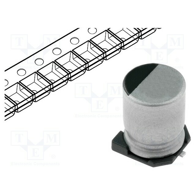 SAMWHA Capacitor: electrolytic; SMD; 470uF; 16VDC