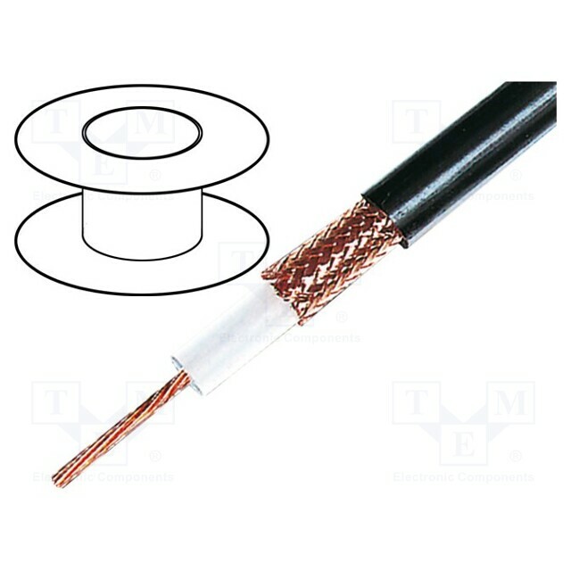 HELU Wire: coaxial; RG213/U; 1x7mm; stranded