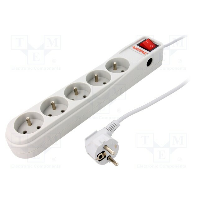 ARMAC Plug socket strip: protective; Sockets: