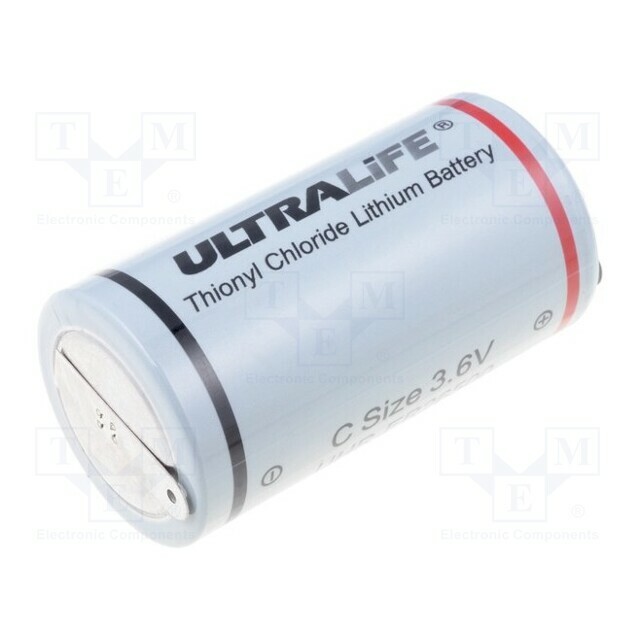 ULTRALIFE Battery: lithium; C; 3.6V