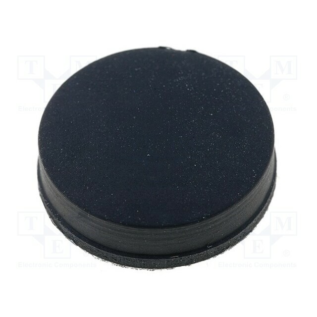 FIX&FASTEN Self-adhesive foot; black; rubber; A: