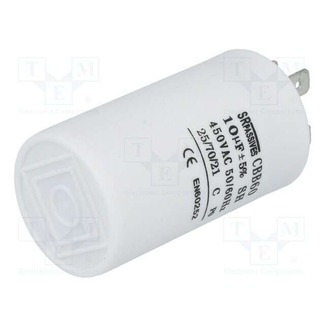 SR PASSIVES Capacitor: polypropylene; motors, run