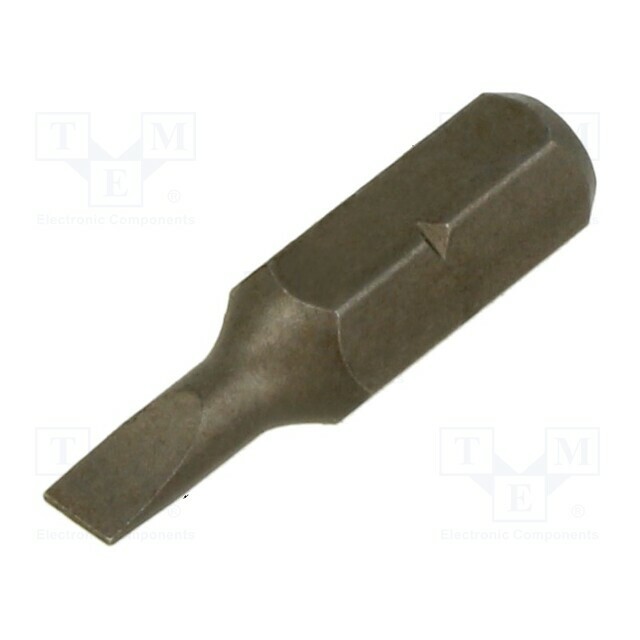 KING TONY Screwdriver bit; slot; 3