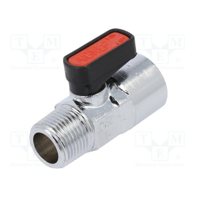 PNEUMAT Ball valve; max.20bar; nickel