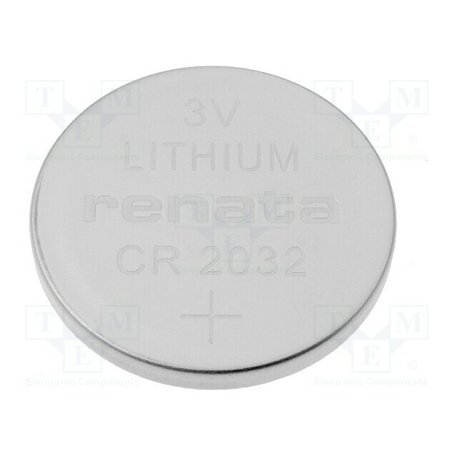 RENATA Battery: lithium; coin; CR2032; 3V