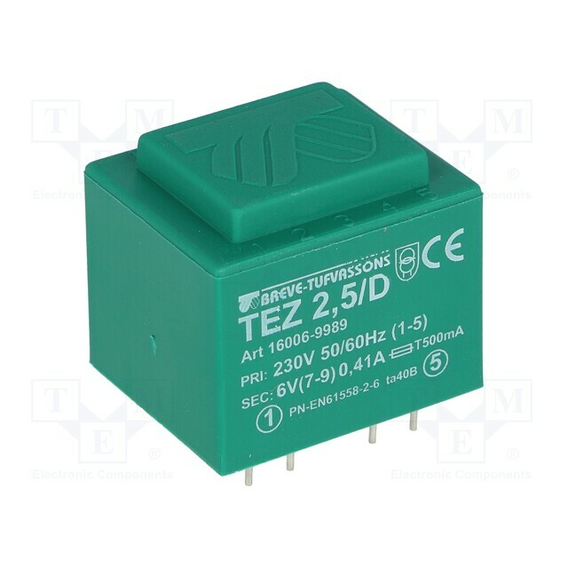 BREVE TUFVASSONS Transformer: encapsulated; 2.5VA