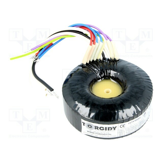 TOROIDY Transformer: toroidal audio; 60VA; 115VAC