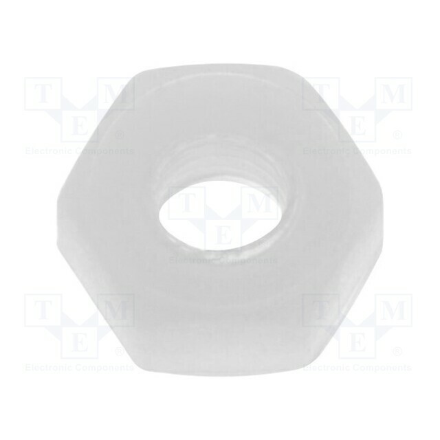 FIX&FASTEN Nut; hexagonal; M3; polyamide; H: