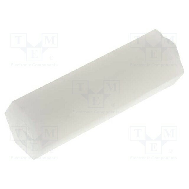 FIX&FASTEN Screwed spacer sleeve; hexagonal; polyamide