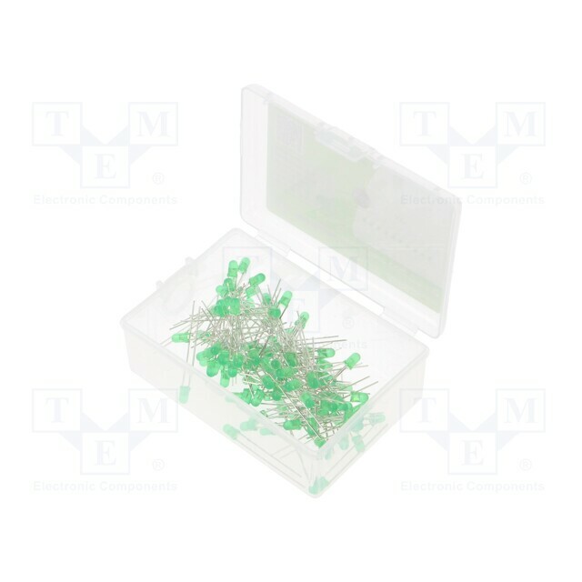 OPTOSUPPLY Diode: LED-kit; THT; 3mm; 100pcs