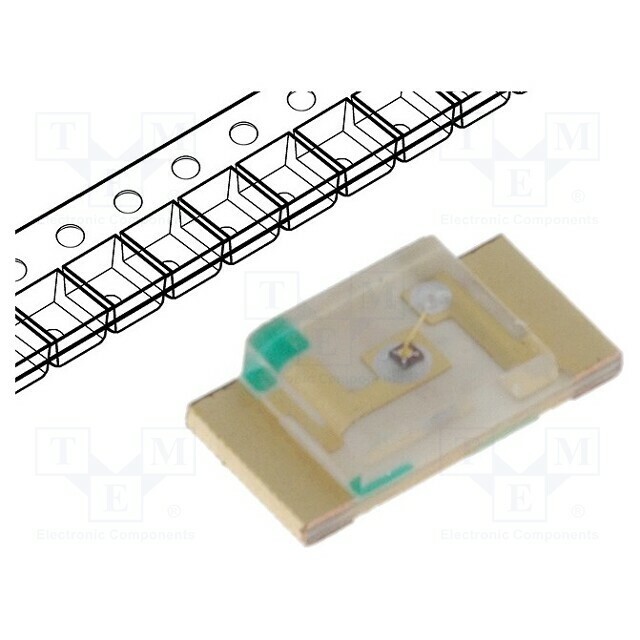 KINGBRIGHT ELECTRONIC LED; yellow; SMD; 1206