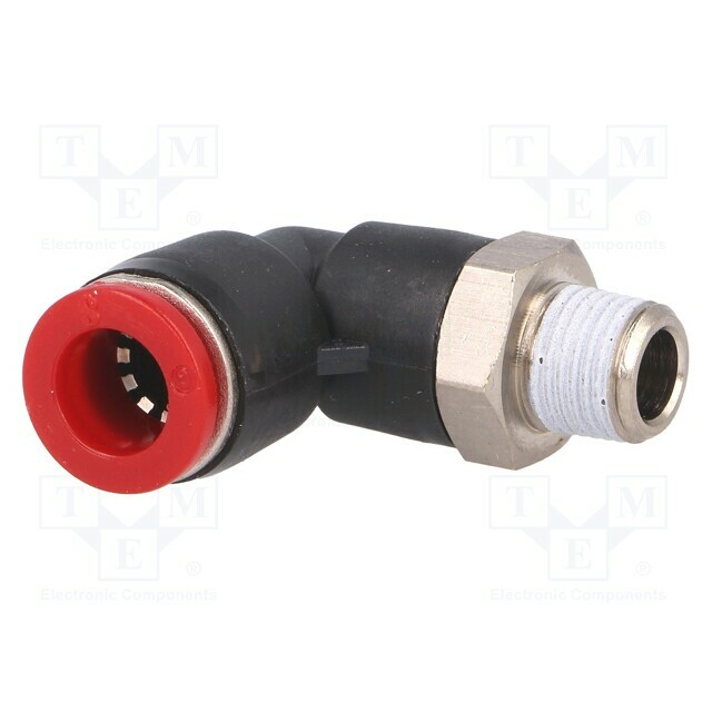 NORGREN HERION Push-in fitting; angled; PBT
